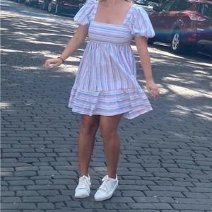 Lovers & Friends M puff sleeve dress